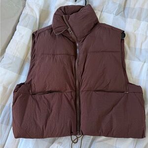 Brown Puffer Vest